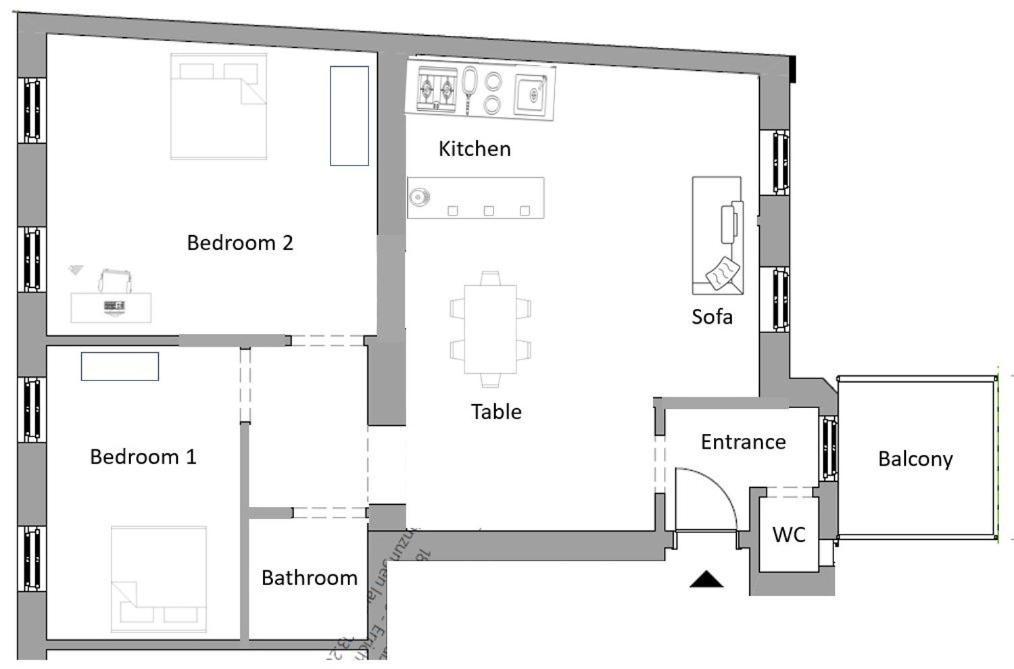 Helle 4 Zimmer Familien-Wohnung Mit Balkon! Schloss Schonbrunn In Gehdistanz Viena Exterior foto